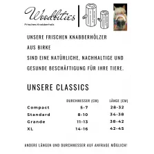 WoodBities Classic Herdenangebot – Knabberhölzer für gesunde Beschäftigung