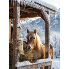 WoodBitie Standard – Frisches Knabberholz für Pferde, Ziegen und Alpakas