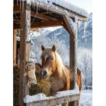 WoodBitie Standard – Frisches Knabberholz für Pferde, Ziegen und Alpakas