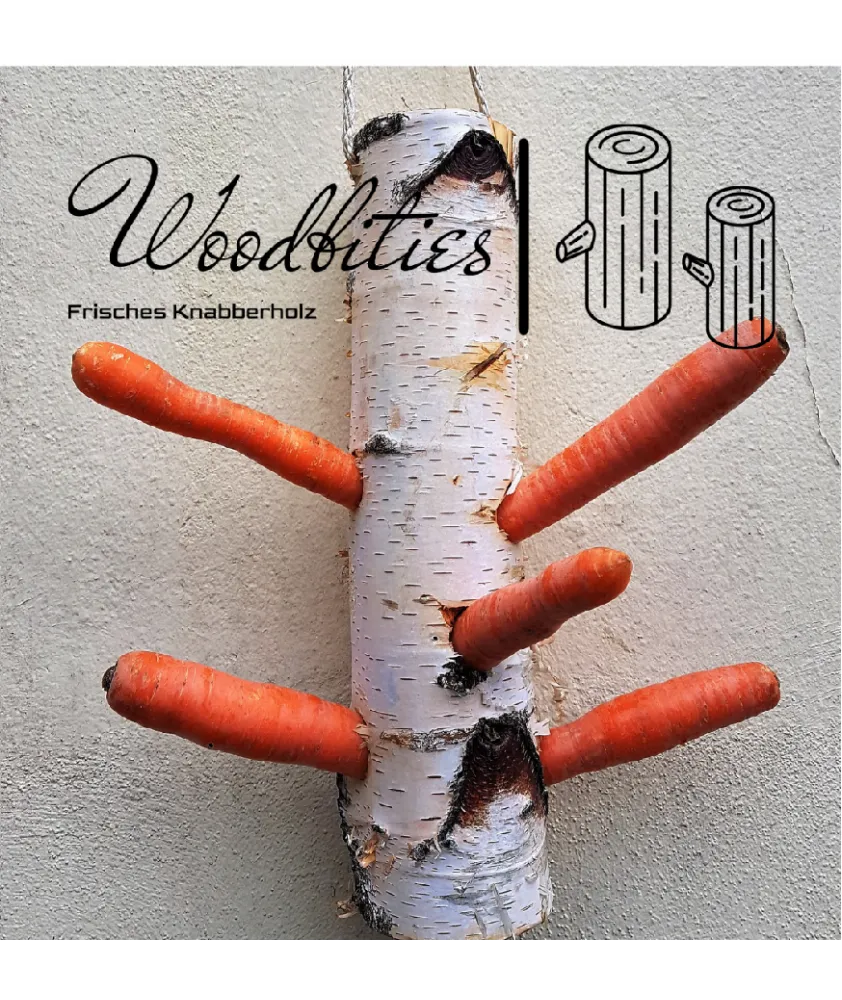 WoodBitie Big Spender – Großes Knabberholz mit Leckerli-Verstecken